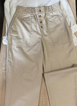 Брюки чіноси на ґудзиках massimo dutti роз.l-xl