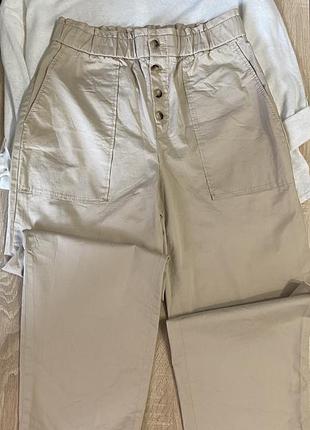 Брюки чіноси на ґудзиках massimo dutti роз.l-xl