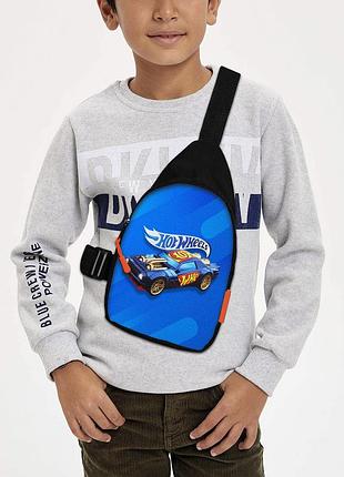 Сумка через плечо детская hot wheels 29х17 см сумка слинг для мальчика (02248)