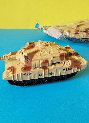 Игрушка танк абрамс м1а2 abrams инерционный 2