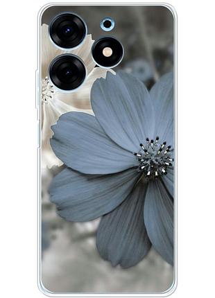 Чохол силіконовий з картинкою на tecno spark 20 pro (квітка гербера)
