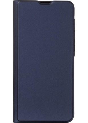 Чехол fiji shell для samsung galaxy a35 5g (a356) книжка с магнитом и защитой камеры blue