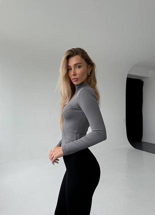 Рашгард кофтинка для спорту на блискавці 3