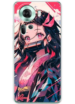 Чохол силіконовий з картинкою на oppo reno 11 5g (аніме, anime)