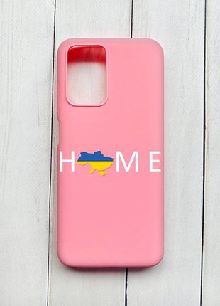 Матовый чехол на xiaomi redmi 10 розовый :: дом украина (принт 73)