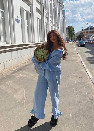 Костюм сорочка з брюками 2