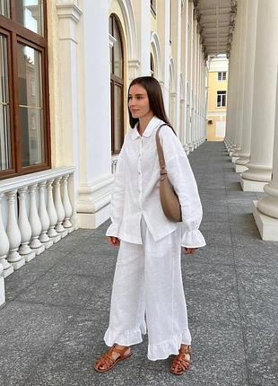 Костюм сорочка з брюками 7