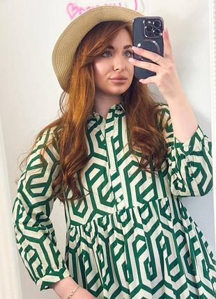 Сукня zara з бавовни  вільного крою 🤍 7