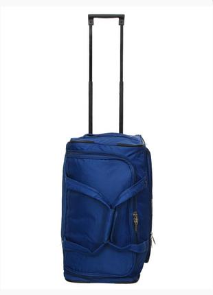 Сумка тканевая франция на 2х колесах большой l 73x37x40 см 97 л 3.20 кг madisson 37172 синий