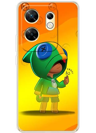 Чохол силіконовий з картинкою на infinix zero 30 4g (бравл старс, brawl stars)