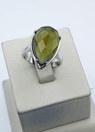 Кольцо серебряное с султанитом 18 6,9 г