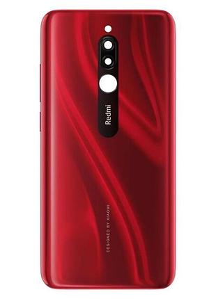 Задняя крышка xiaomi redmi 8 co стеклом камеры, красный
