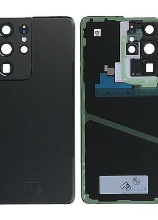 Задняя крышка samsung g998 galaxy s21 ultra 5g черный оригинал gh82-24499a