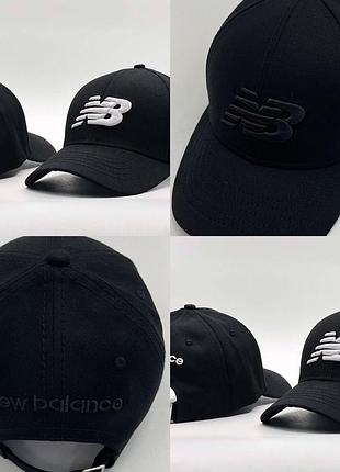 Черная кепка new balance