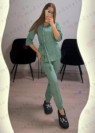 Женский медицинский костюм коттон 54