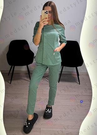Женский медицинский костюм коттон 54