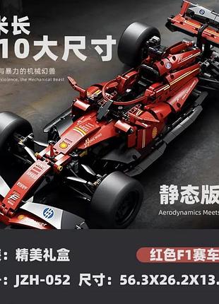 Машинка конструктор lego f1 болид формула 1 цвет красный, масштаб 1:10