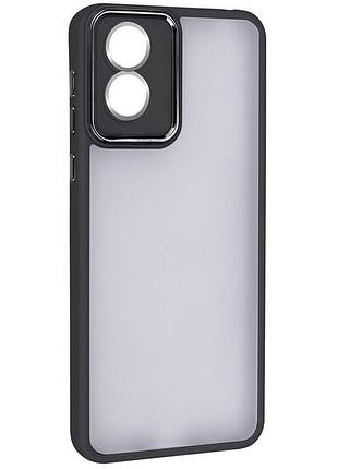 Чохол fiji lens для motorola e13 бампер матовий з захистом блока камер black