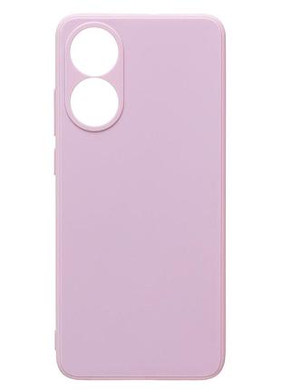 Чехол fiji style для oppo a78 (cph2565) силикон бампер с защитой блока камер сиреневый