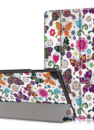 Чехол книжка gum stylus для планшета samsung galaxy tab a9 plus sm-x210 sm-x216b бабочки