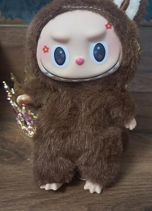 Брелок игрушка лабуба коричневый 000556