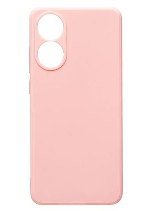 Чехол fiji style для oppo a78 (cph2565) силикон бампер с защитой блока камер светло-розовый