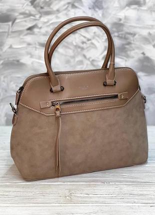 Сумка david jones 5800-3 бежевий