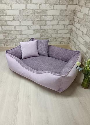 Лежанка "comfort" (лежак) для тварин кошек та собак 800, 600