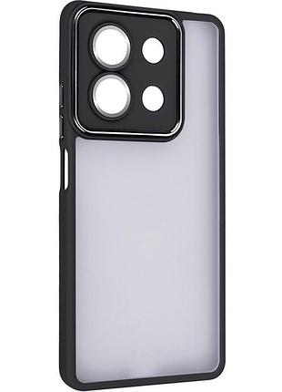 Чехол fiji lens для xiaomi redmi note 13 5g бампер матовый с защитой блока камер black