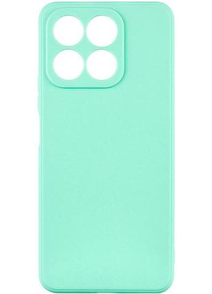 Чохол fiji style для honor x8a силікон бампер із захистом блоку камер бірюзовий