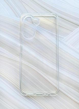 Силиконовый прозрачный чехол на realme c33