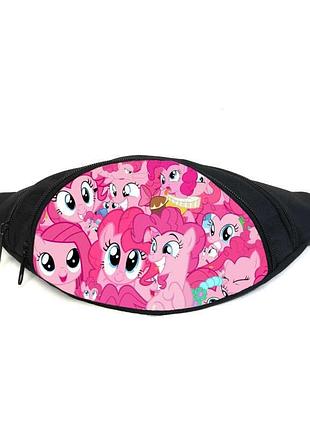 Поясна сумка бананка мій маленький поні my little pony (gb-mlp 01-012) gear bag чорна
