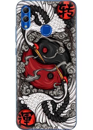 Чохол силіконовий з картинкою на huawei honor 10 lite (знак инь янь)