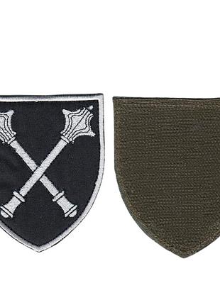Шеврон военный / армейский, генеральный штаб, на липучке, на оливке, всу 7 см * 8 см