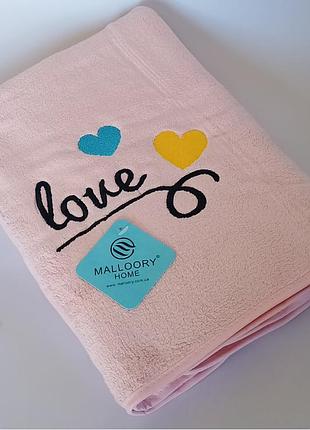 Рушники для бані malloory home, однотонний рушник мікрофібра меллорі, рушник для тіла 140 на 70