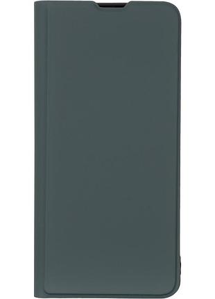 Чехол fiji shell для realme c65 книжка с магнитом и защитой камеры green