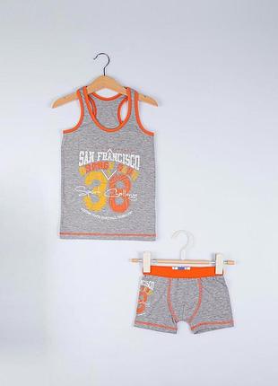 Комплект майка і трусики для хлопчика, berrak