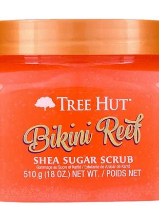Сахарный скраб для тела tree hut bikini reef shea sugar scrub 510 г