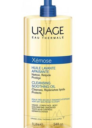 Успокаивающее очищающее масло uriage xemose 1 л