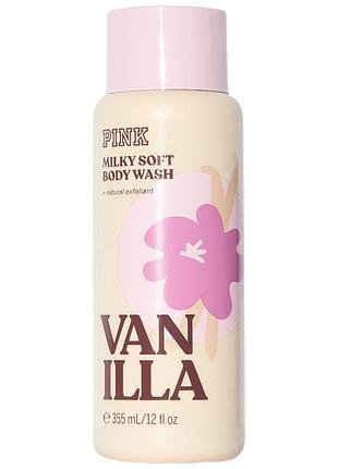 Успокаивающий гель для душа pink victoria’s secret vanilla comforting body wash 355 мл