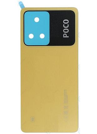 Задняя крышка xiaomi poco x5 pro yellow, оригинал