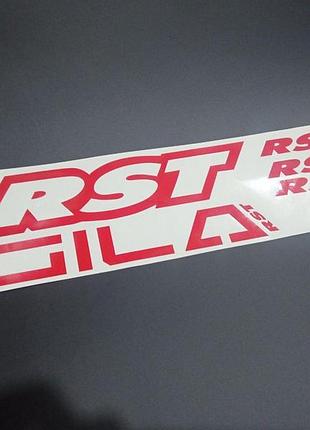 Красный наклейки на вилку перья велосипеда rst рст gila гила