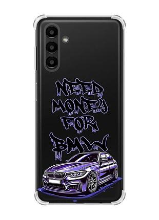 Чохол із потовщеними кутами на samsung galaxy a04s/a13 5g :: хочу бмв (принт 386)