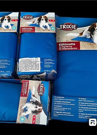 Охлаждающий коврик лежак для собак и кошек trixie pet cool mat 30/40 см