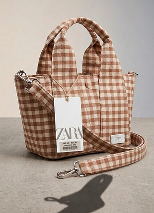 Сумка кроссбоди текстиль zara