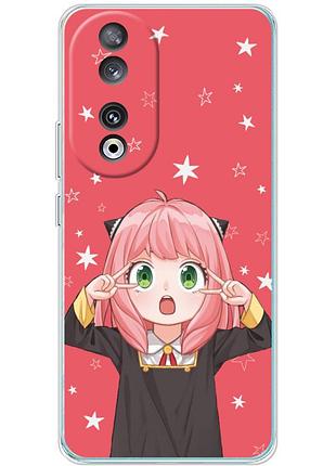 Чехол силиконовый с картинкой на huawei honor 90 (аниме, anime)