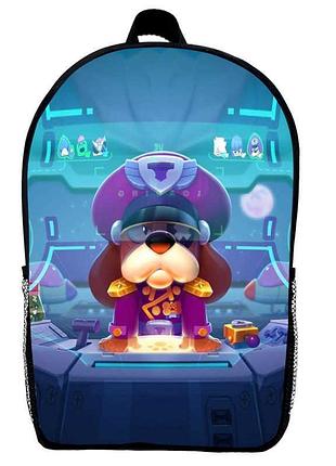 Рюкзак бравл старс гавс (school gear bag brawl stars 08) черный, 39 х 27 х 14 см