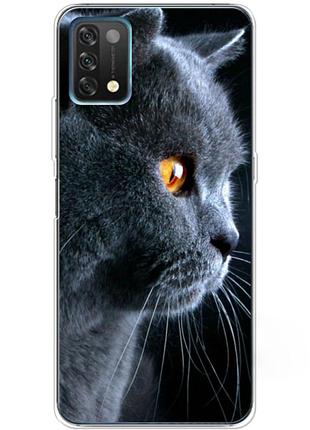 Чехол силиконовый с картинкой на umidigi a11 (британский кот)