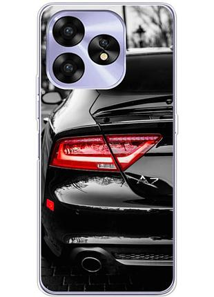 Чехол силиконовый с картинкой на umidigi a15c (машина, audi a7)