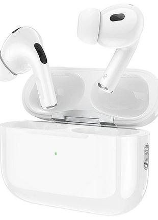Наушники bluetooth беспроводные hoco ew50 вакуумные с микрофоном white
